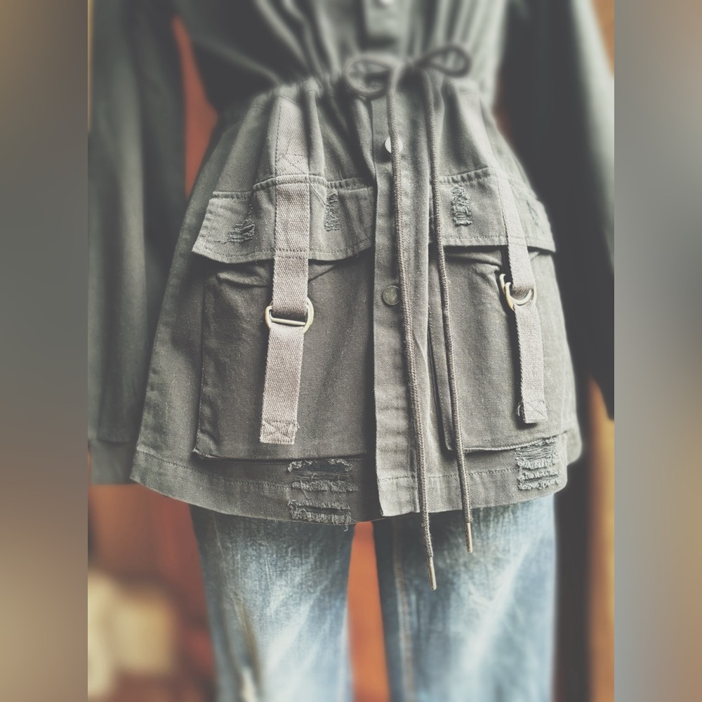 Jacket Utility Distressed - Picture 9 of 10